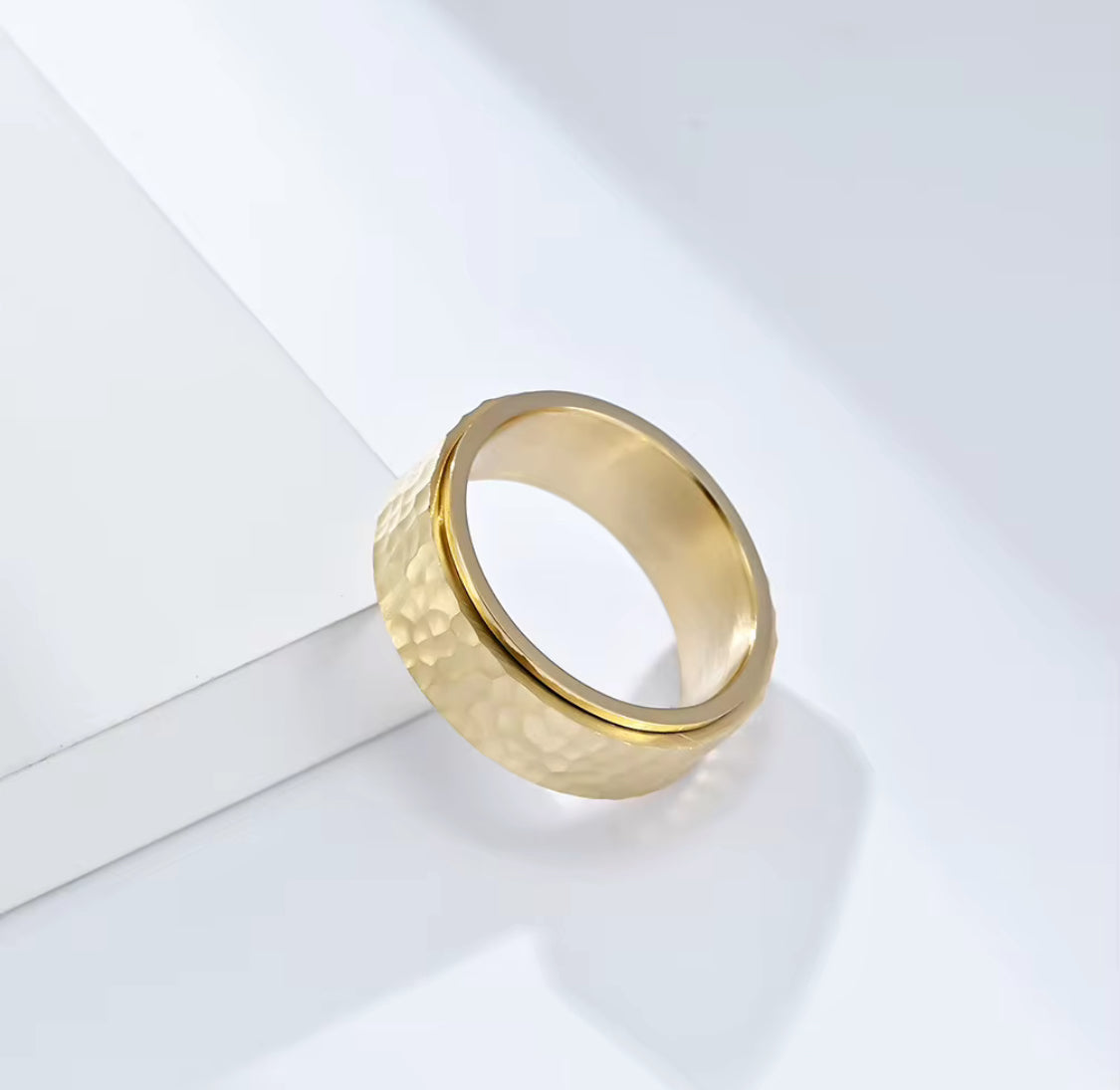 Hammered Gold Ring