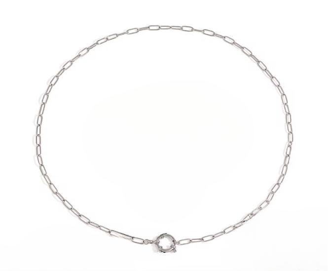 Silver Paperclip Chain