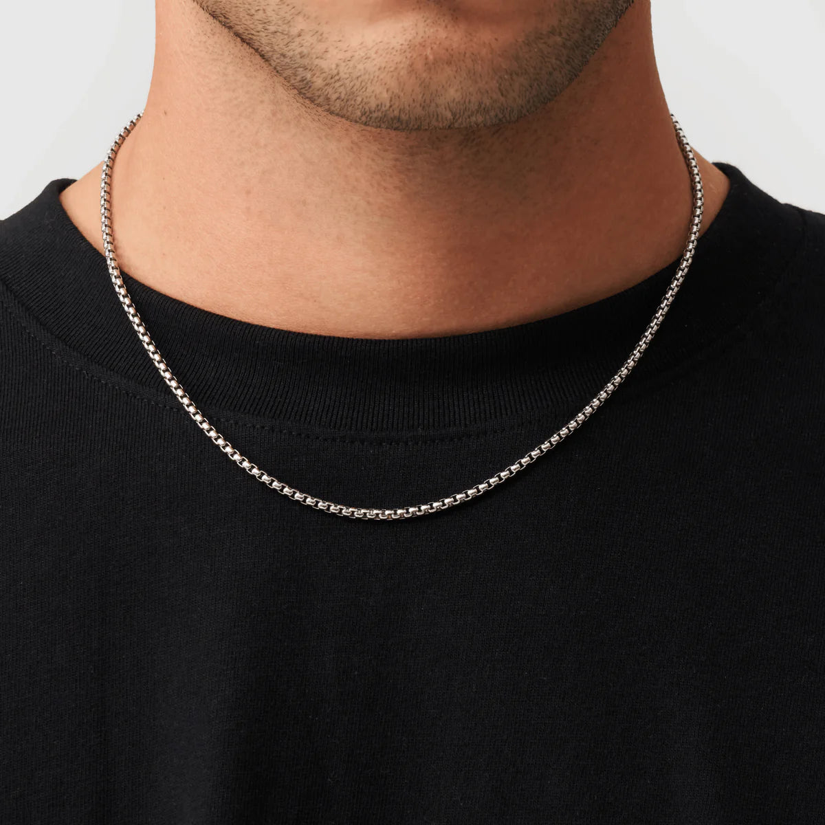 Silver Box Chain