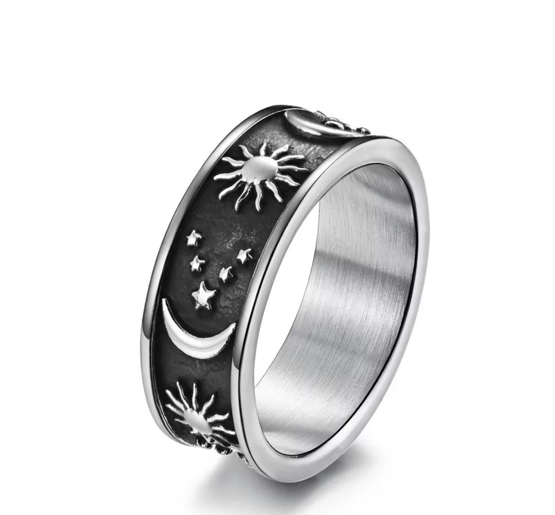 Universe Silver Ring