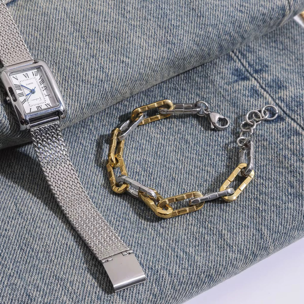 Tyler Two Tone Bracelet