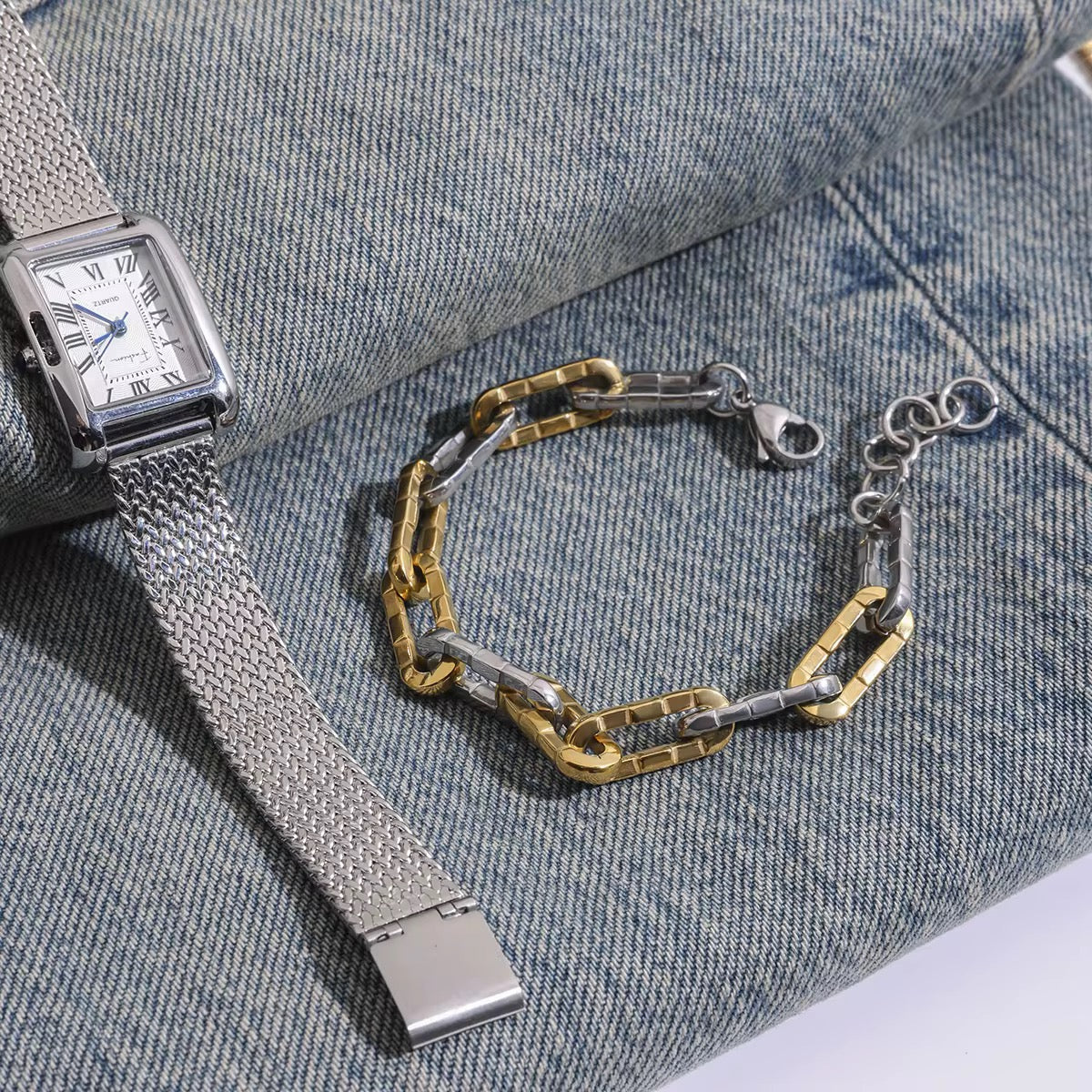 Tyler Two Tone Bracelet