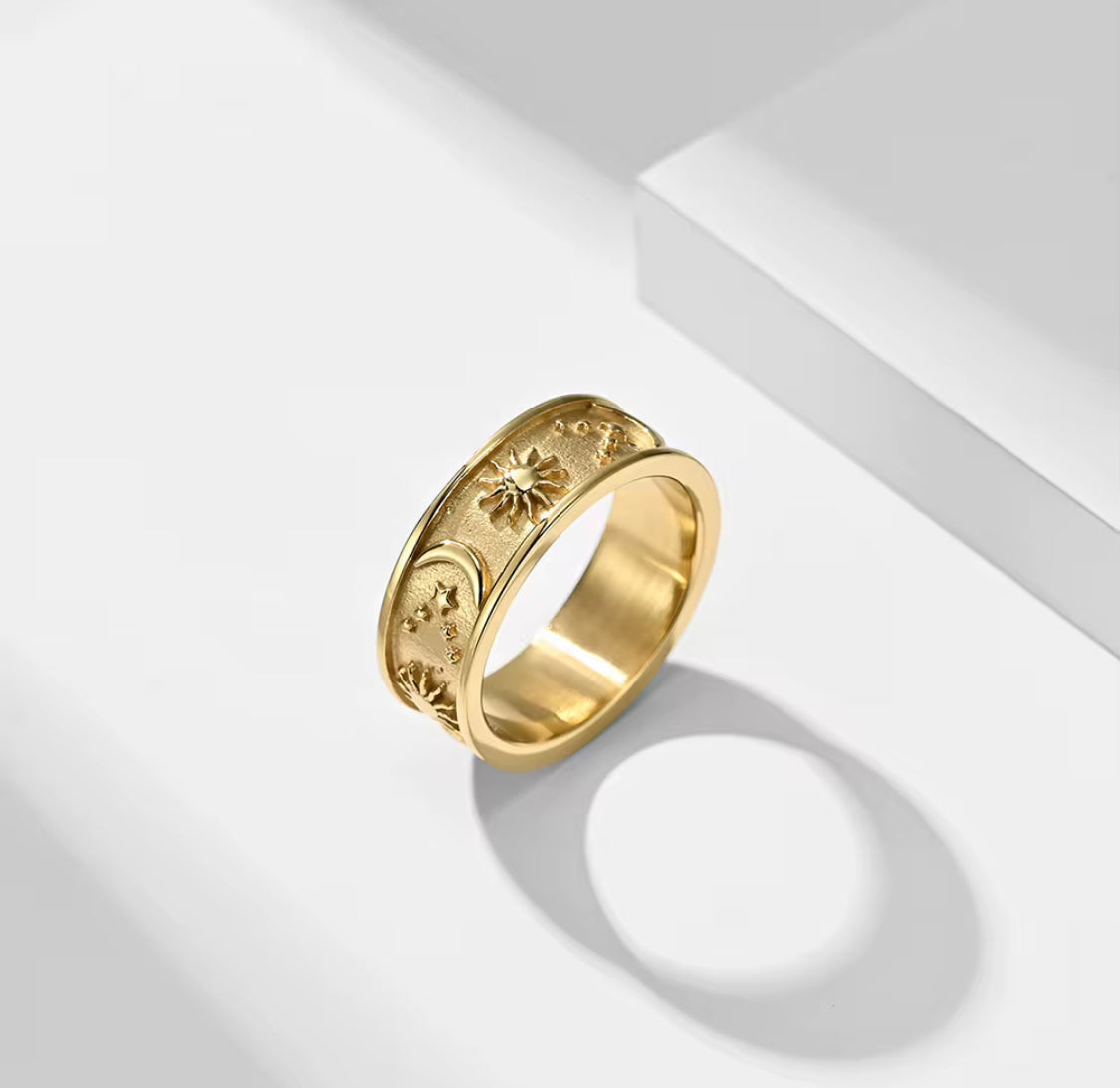 Universe Gold Ring